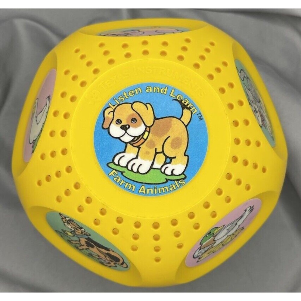 Vintage 1988 Texas Instruments Listen & Learn Farm Animals Only 2-3 Sounds Work